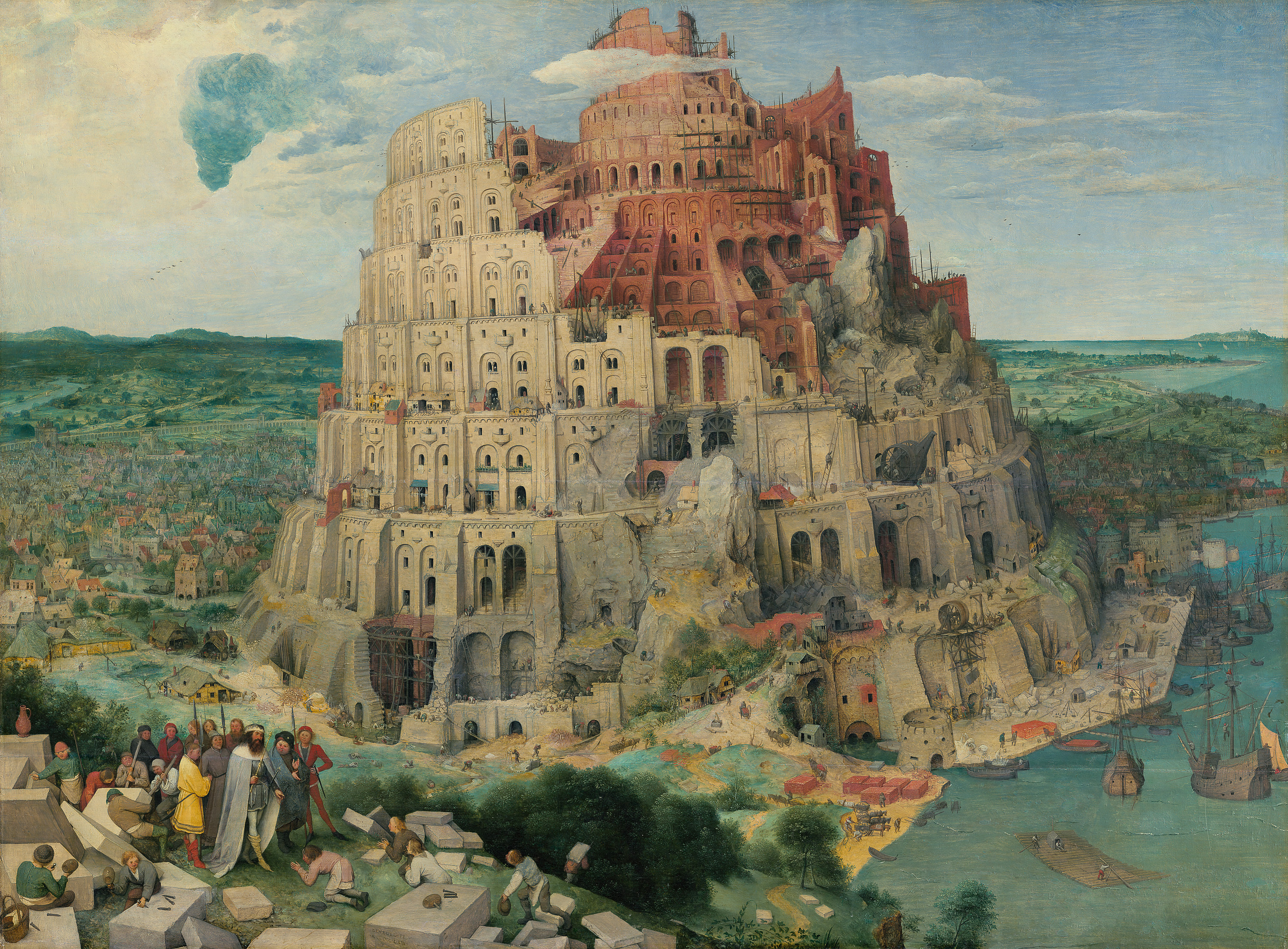 The Great 'Tower of Babel', by Pieter Bruegel 1563